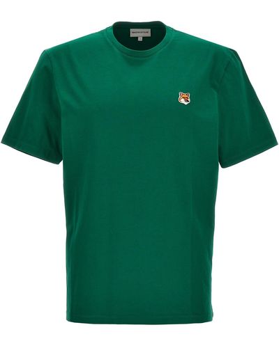 Maison Kitsuné 'Fox Head' T-Shirt - Green