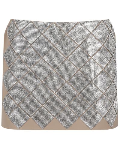 Nue Rhombus Skirt - Gray