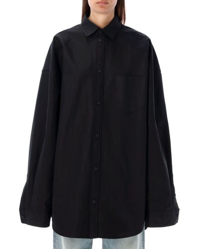 Balenciaga Overshirt Dress - Black