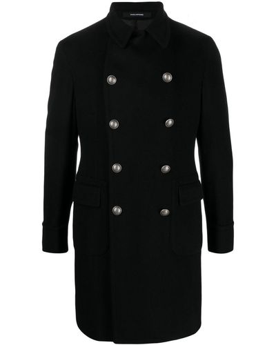 Tagliatore Double-breasted Buttoned Jacket - Black