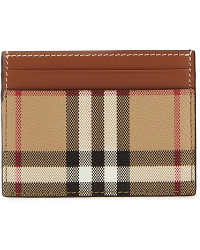 Burberry Printed Canvas Cardholder - Brown