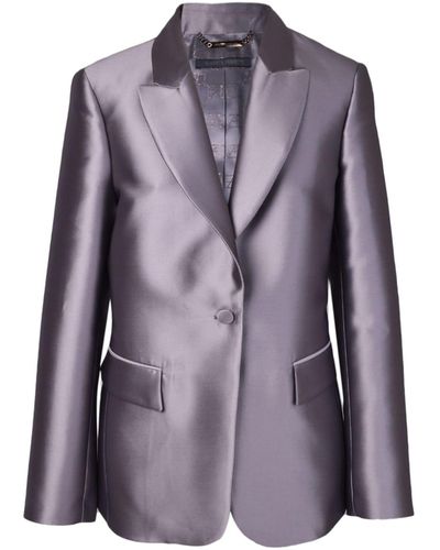Alberta Ferretti Suit Jacket - Purple