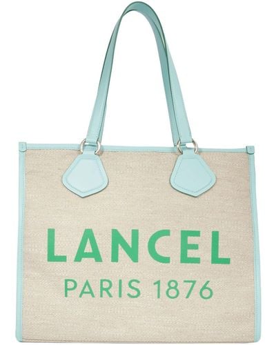 Lancel Light Tote Bag - Green