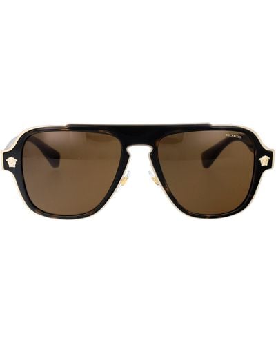 Versace 0Ve2199 Sunglasses - Brown