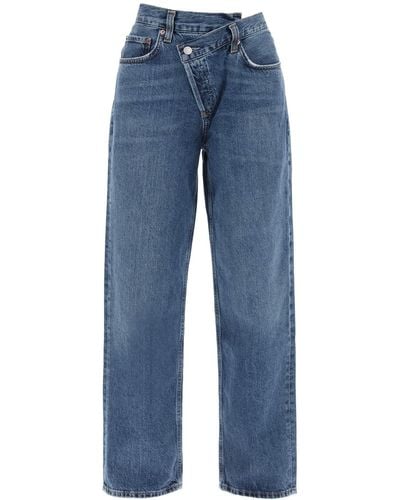 Agolde Criss Cross Jeans - Blue