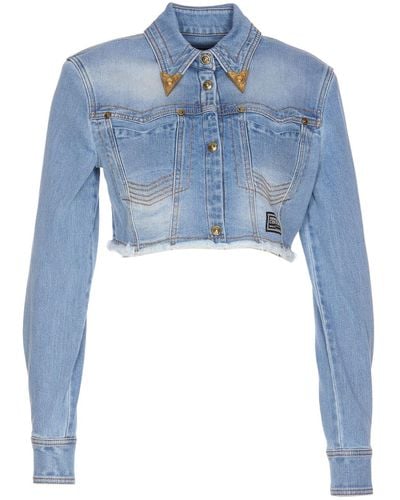 Versace Jeans Couture Denim Jacket - Blue