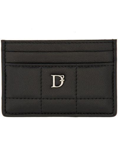 DSquared² Card Holder With Logo - Black