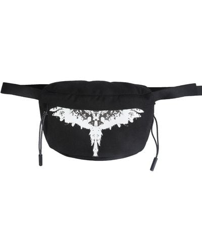 Marcelo Burlon Belt Bag With Wings Print - Black