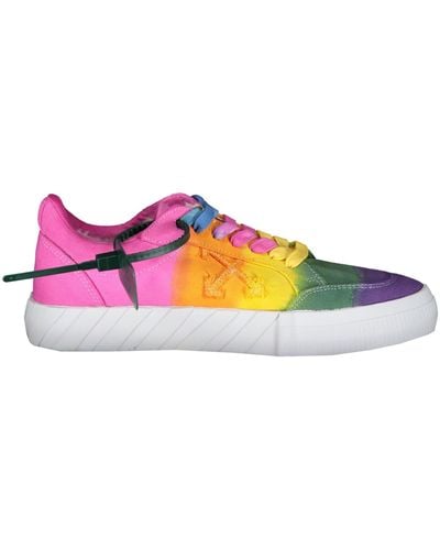 Off-White c/o Virgil Abloh Vulcanized Low-Top Sneakers - Multicolor