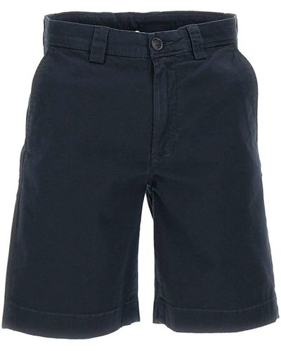 Woolrich Cotton Classic Chino Shorts - Blue