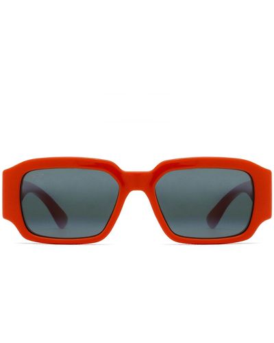 Maui Jim Mj639 Shiny Sunglasses - White