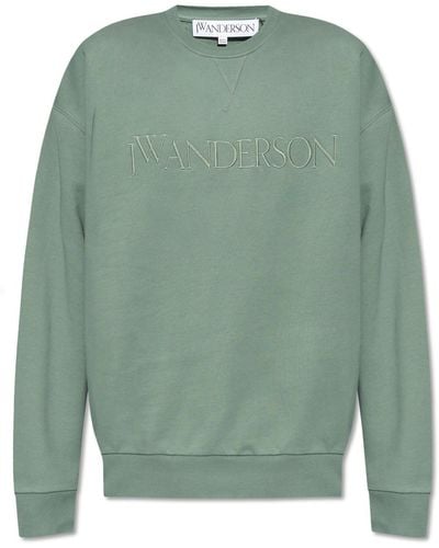 JW Anderson Sweatshirt With Logo - Green