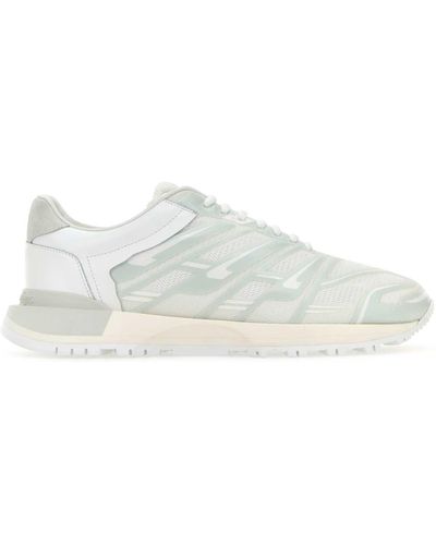 Maison Margiela Mesh And Rubber Trainers - White