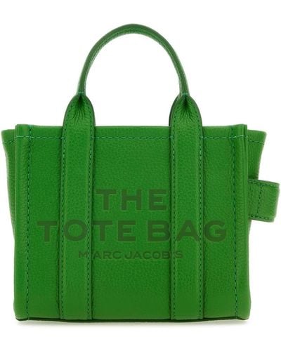 Marc Jacobs Leather Micro The Tote Bag Handbag - Green