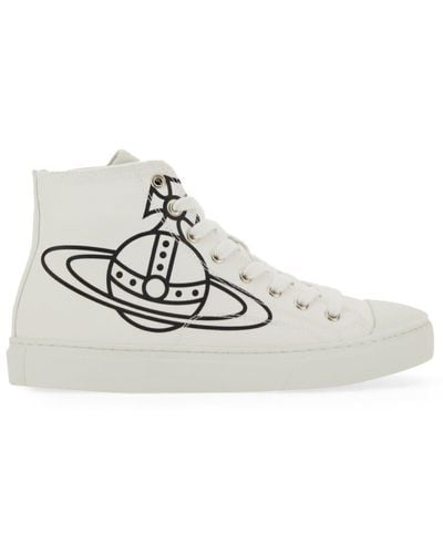 Vivienne Westwood High Top Sneaker - White