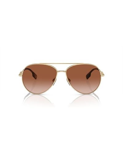 Burberry Be3147 Light Sunglasses - Metallic