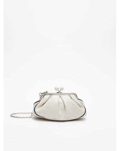Weekend by Maxmara Pastry Bag Small In Mitico Nappa - White