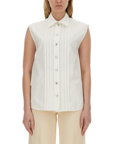 Moschino Poplin Shirt - White