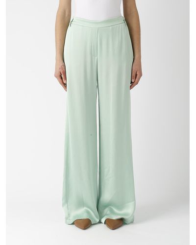 Maliparmi Pantalone Shiny Cady Trousers - Green