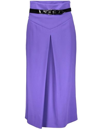 Moschino Midi Skirt - Purple