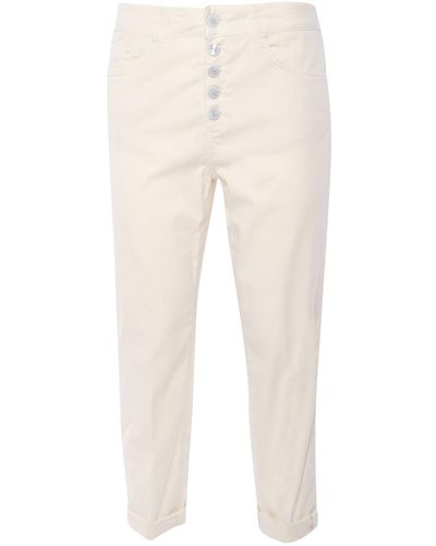 Dondup Cream-Colored Jeans - Natural