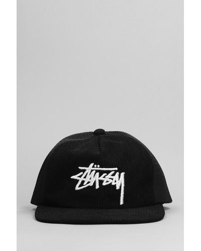 Stussy Hats In Black Polyester