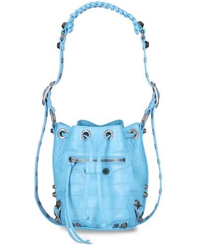 Balenciaga Xs Le Cagole Bucket Bag - Blue