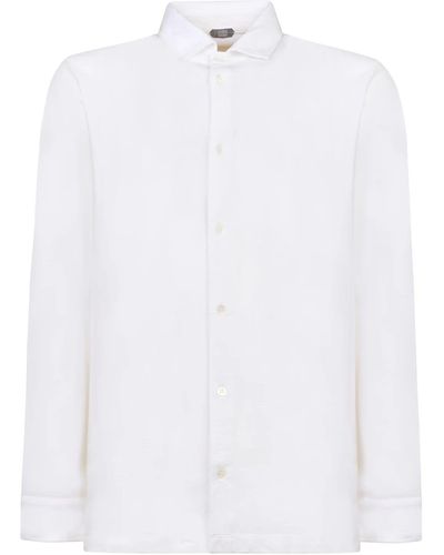 Zanone Shirt Ice Cotton - White