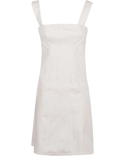 Stella McCartney Wash Denim Dress - White