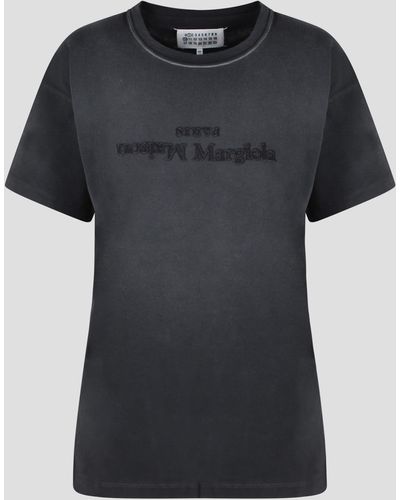 Maison Margiela Reverse Logo T-Shirt - Black