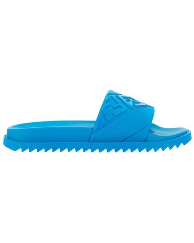 Fendi Slide Sandals - Blue