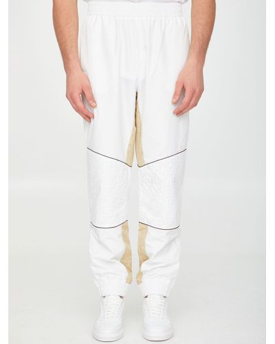 Fendi Ff Track Trousers - White