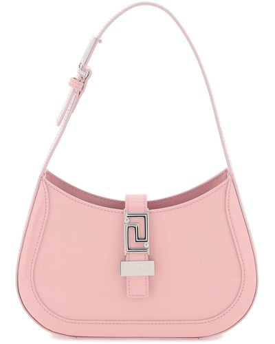 Versace Greca Goddess Small Hobo Bag - Pink