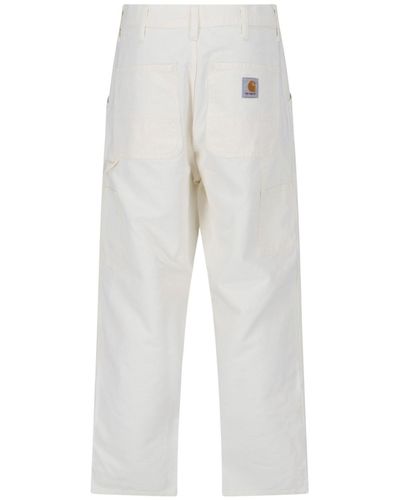 Carhartt Double Knee Pants - White