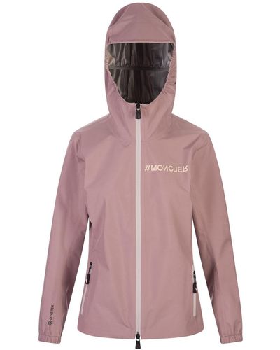 3 MONCLER GRENOBLE Light Valles Hooded Jacket - Pink