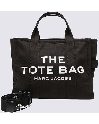 Marc Jacobs And Canvas Handle Bag - Black