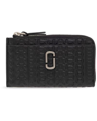 Marc Jacobs Card Case With Logo - Black