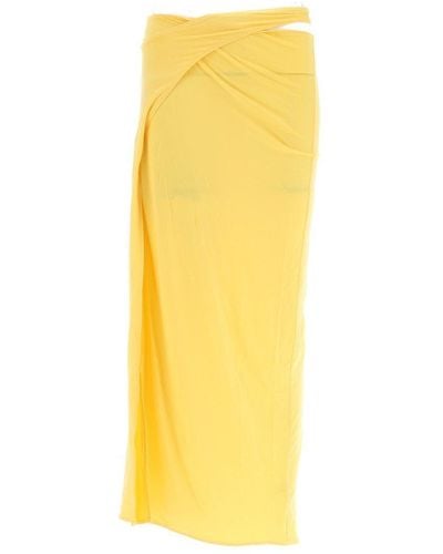 Jacquemus La Jupe Espelho Skirt - Yellow