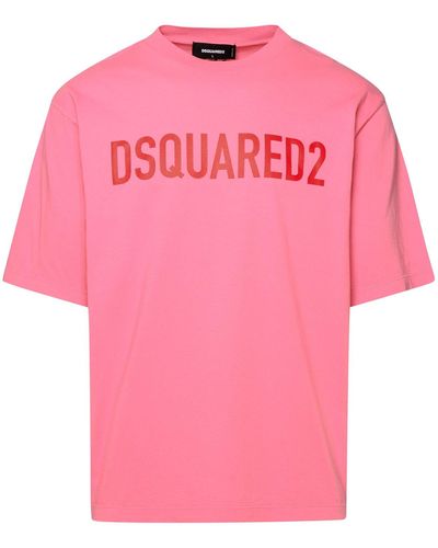 DSquared² Cotton T-Shirt - Pink