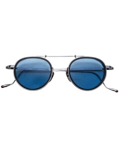 Sunkissed Aviator Sunglass with Blue and Orange Chrome lenses