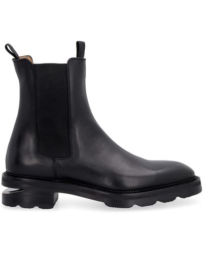 Alexander Wang Leather Chelsea Boots - Black