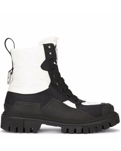 Dolce & Gabbana Chunky Sole Ankle Boots - Black