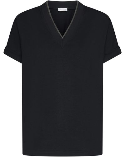 Brunello Cucinelli T-shirts And Polos - Black