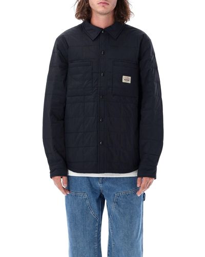 Stussy Quilted Fatigue Shirt - Blue