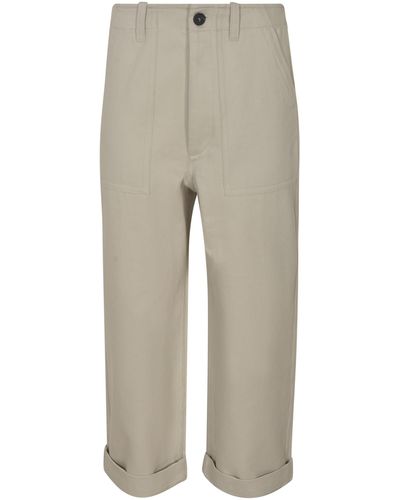 Sofie D'Hoore Straight Buttoned Trousers - Grey