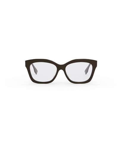 Fendi Oval Frame Glasses - Black
