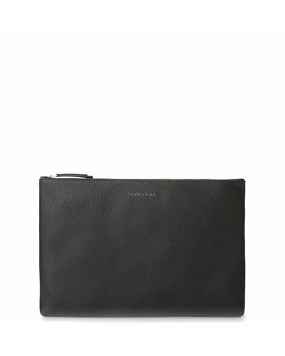 Orciani Leather Clutch Bag - White