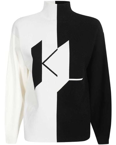 Karl Lagerfeld Turtleneck Sweater - Black