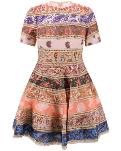 Zimmermann Devi Mini Dress - Multicolor