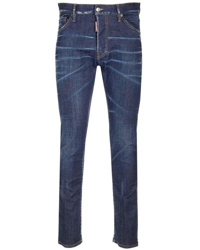 DSquared² Dark Wash Cool Guy Jeans - Blue